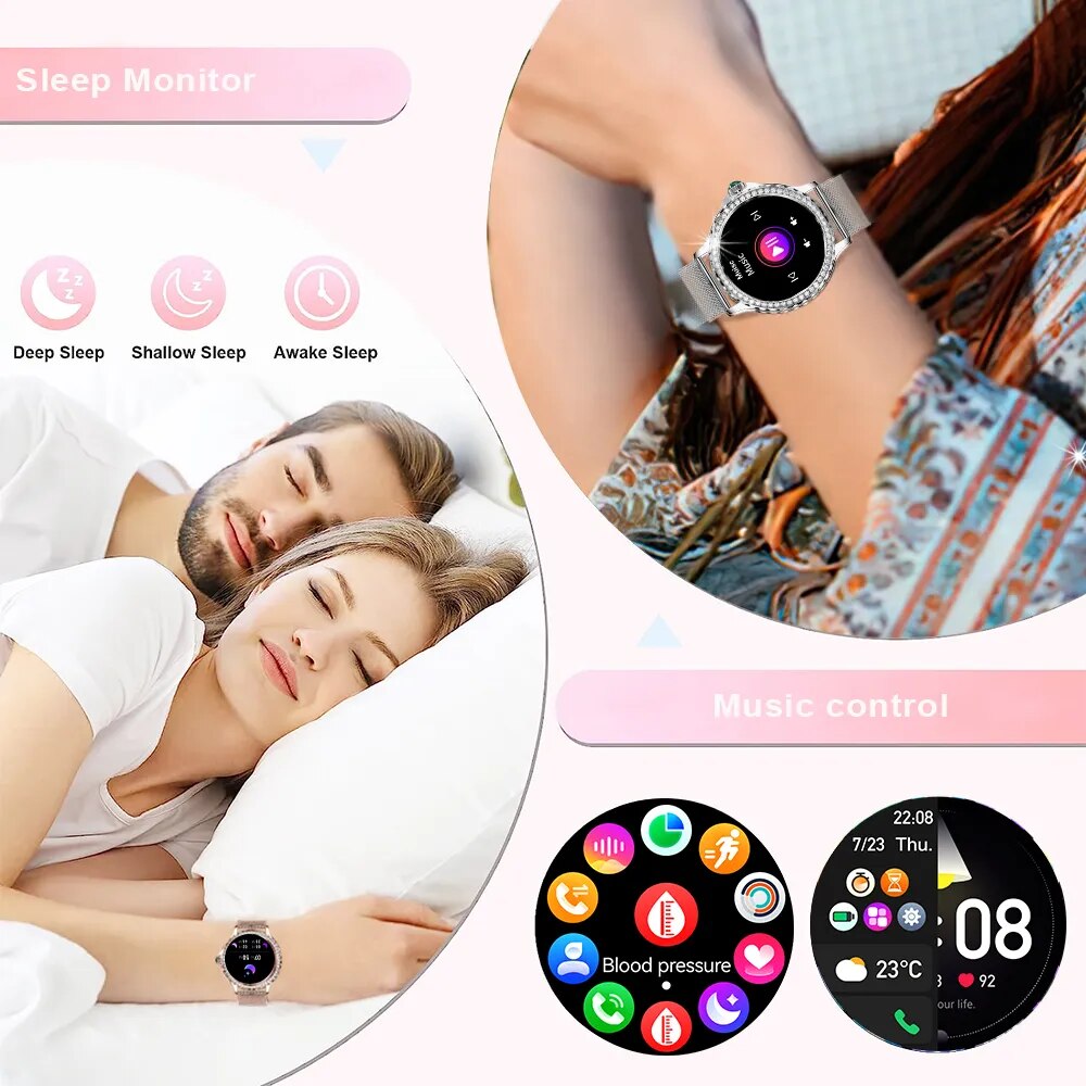 Fiore – Beautiful Feminine Multi-Function Smartwatch