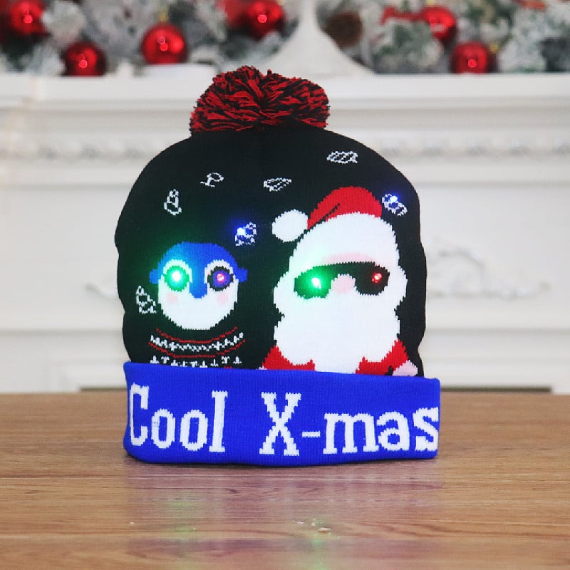 🎁2023 Early Christmas Sale 49% OFF- Christmas LED Light Knitted Beanies