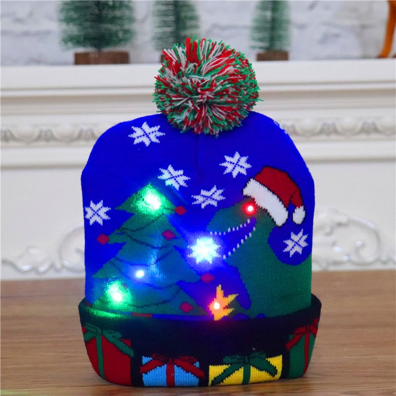 🎁2023 Early Christmas Sale 49% OFF- Christmas LED Light Knitted Beanies