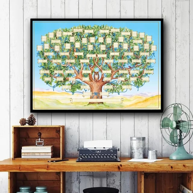 🔥Last Day 70% OFF -Family Tree Chart Diy Gift