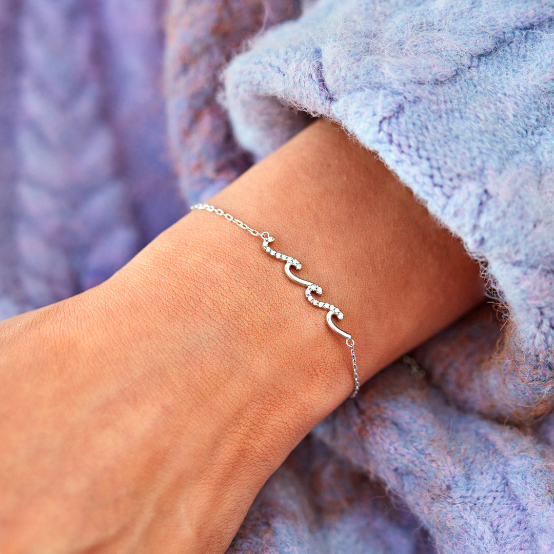 I'd Be So Lost Without You Triple Wave Friendship Matching Bracelet