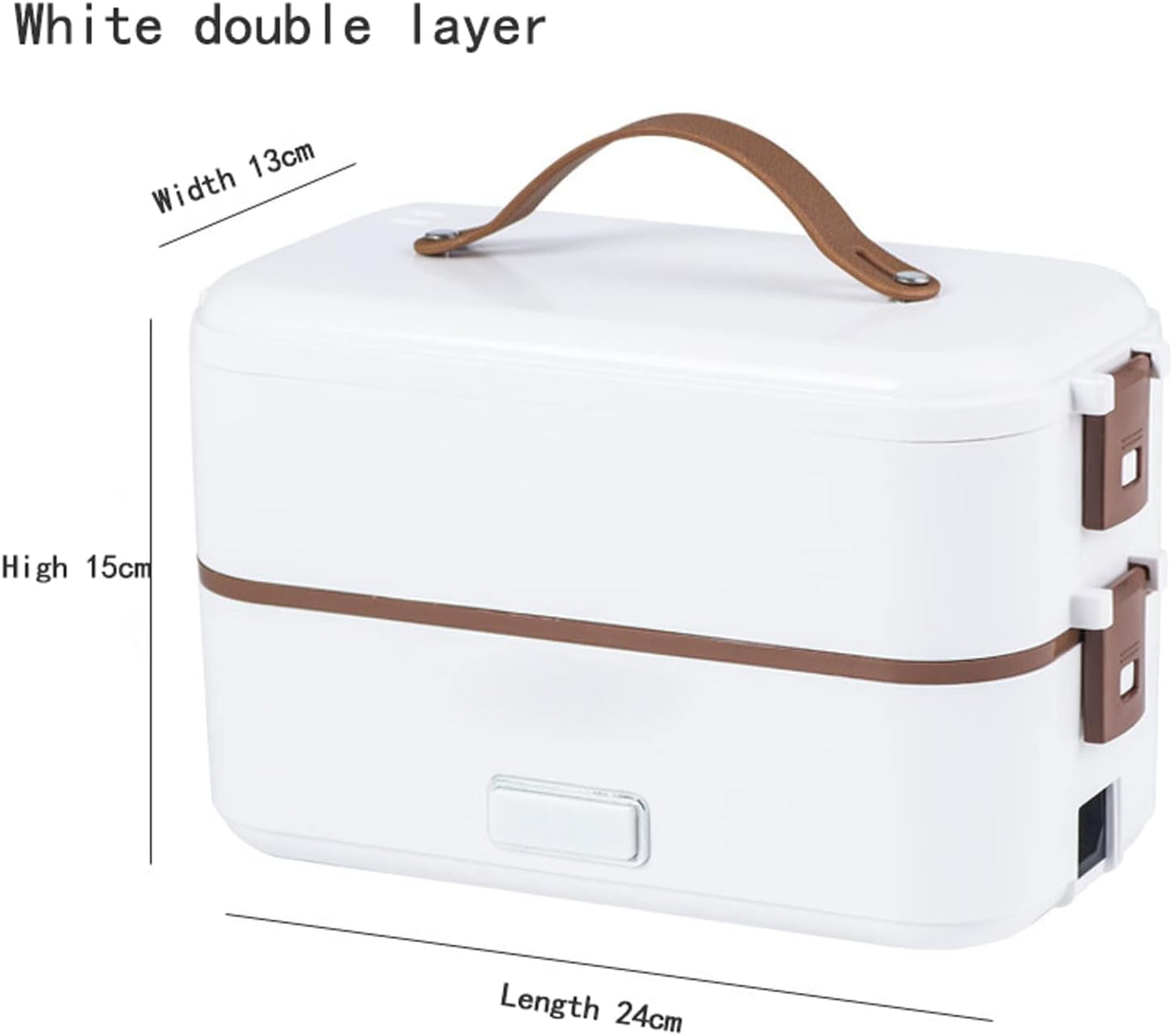 Electric Lunch Box - Portable Food Heater Mini Rice Cooking- Stainless Steel Warmer Lunch Box Office Worker And Home Portable Electric Lunch Box,Double Layer