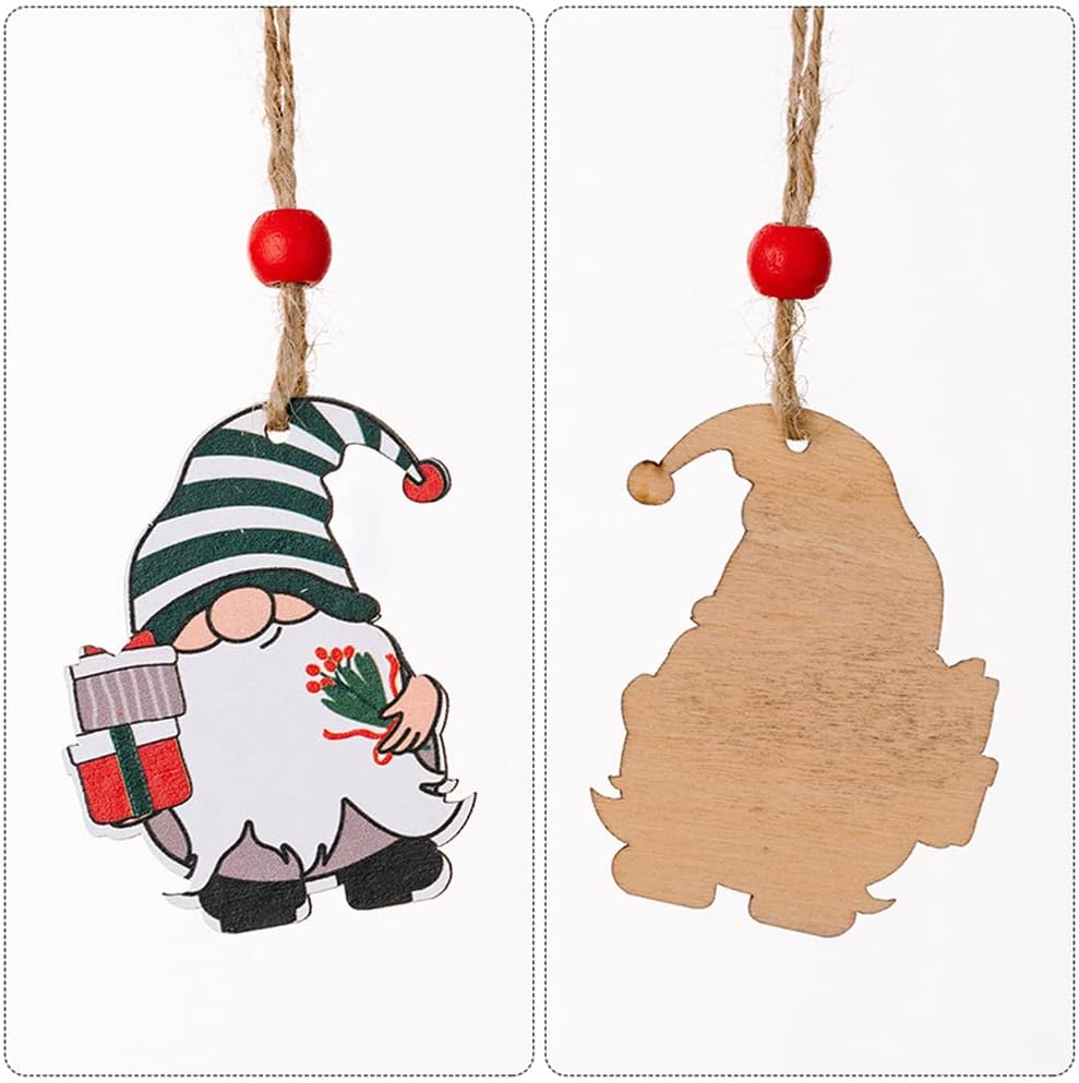 2 Pcs Christmas Tree Ornaments, Hanging Charms Christmas Tree Decorations Cute Pendant for Farmhouse Family Holiday Xmas Party Decorations Supplies