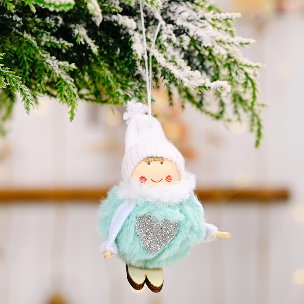 2 Pcs Christmas Tree Ornaments, Hanging Charms Christmas Tree Decorations Cute Pendant for Farmhouse Family Holiday Xmas Party Decorations Supplies