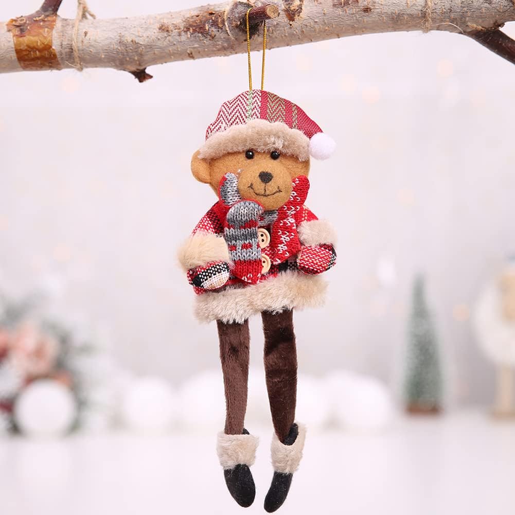 2 Pcs Christmas Tree Ornaments, Hanging Charms Christmas Tree Decorations Cute Pendant for Farmhouse Family Holiday Xmas Party Decorations Supplies