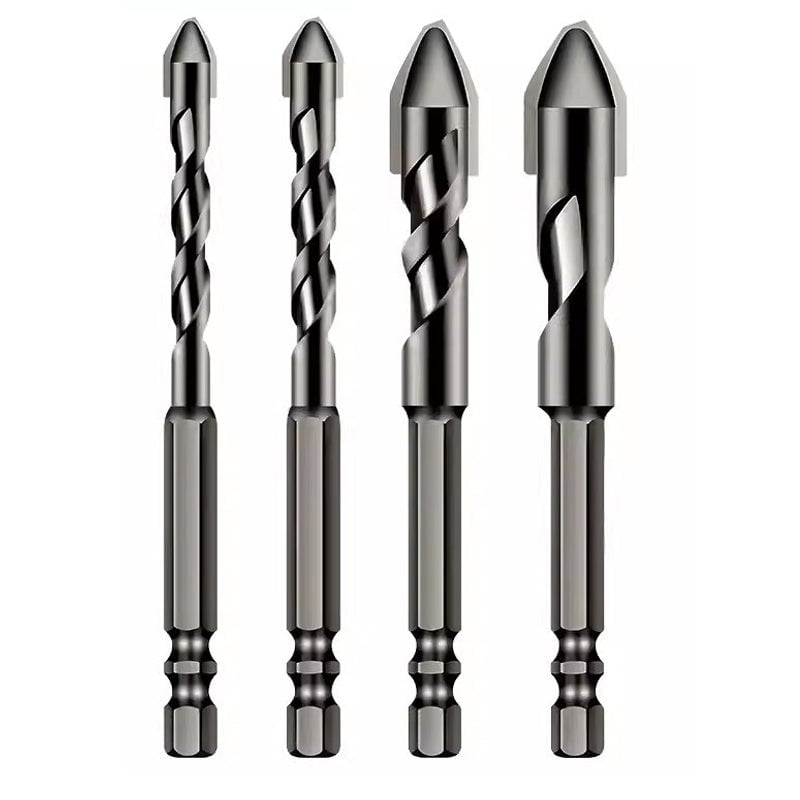 High-strength eccentric twist drill bit