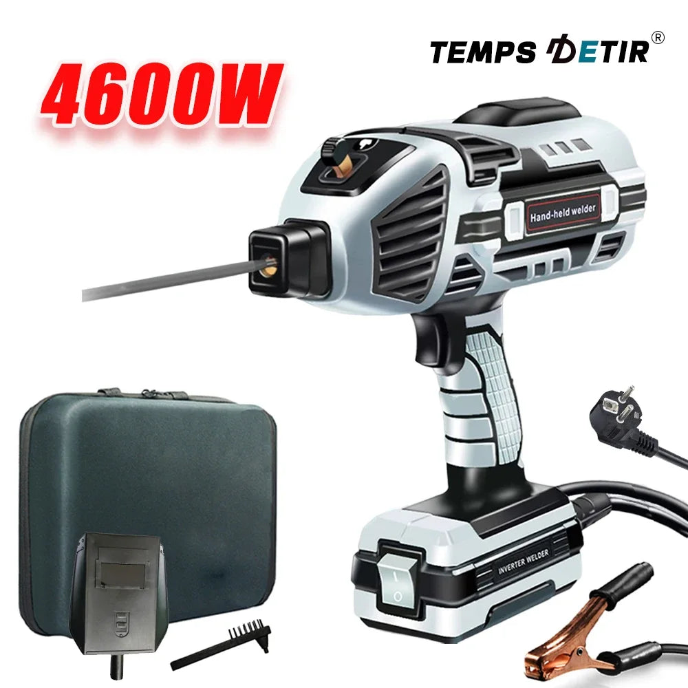 4600W 110V±15% Handheld Arc Welder Home Electric Welder Fully Automatic Smart Welder With Toolbox/Welding Mask/Steel Brush