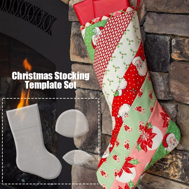 Handmade Christmas Stocking Template Set - (With Instructions)