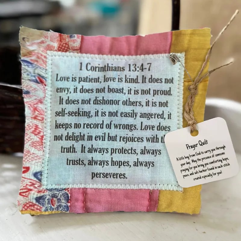 🔥Last Day 75% OFF🔥 - ✝️ Prayer Quilt with cross inside