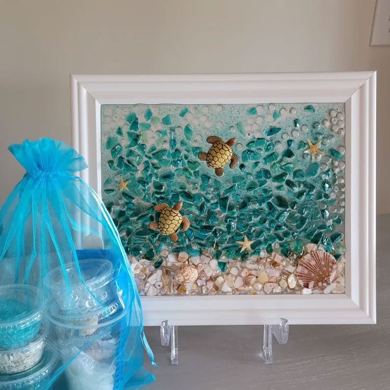 🌊Sea Glass Art Kit