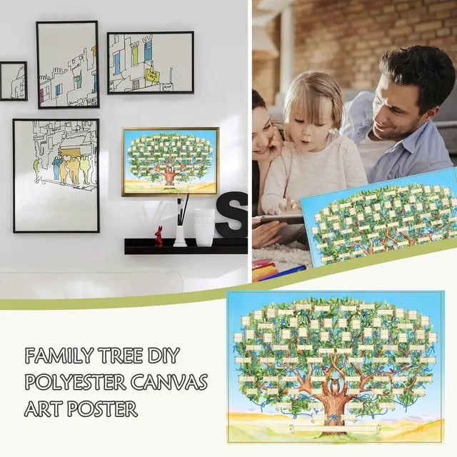 🔥Last Day 70% OFF -Family Tree Chart Diy Gift