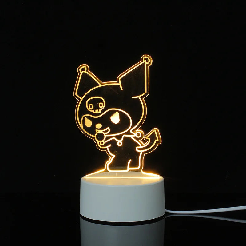 3d Illusion Lamp Led Custom Room Decorative Children Usb Battery Acrylic 3d Led Night Light Table Lamp 3d Lights For Kids Gift