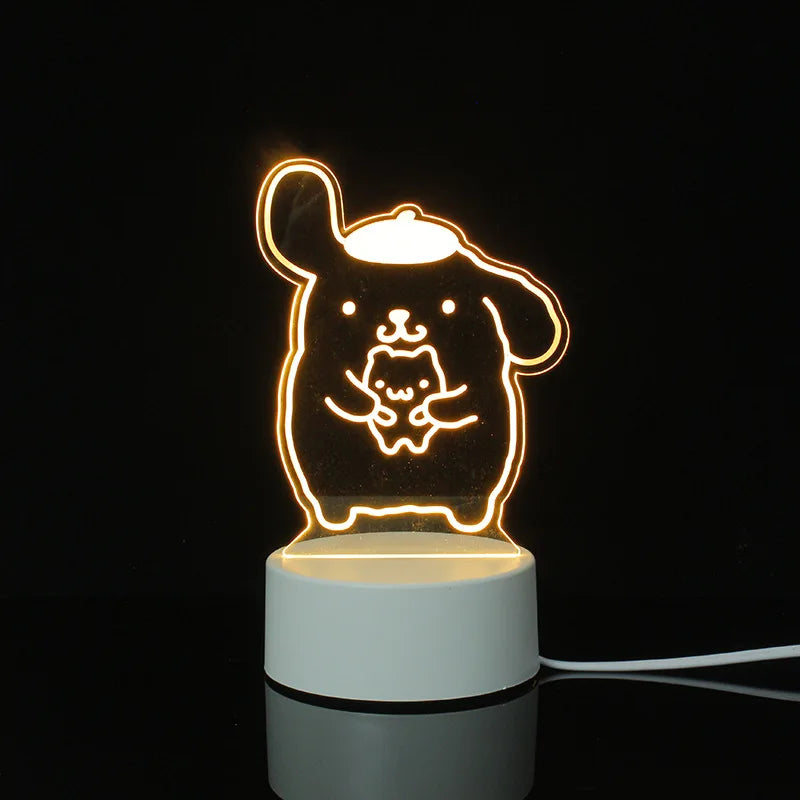 3d Illusion Lamp Led Custom Room Decorative Children Usb Battery Acrylic 3d Led Night Light Table Lamp 3d Lights For Kids Gift