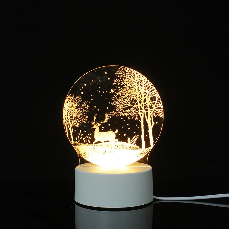 3d Illusion Lamp Led Custom Room Decorative Children Usb Battery Acrylic 3d Led Night Light Table Lamp 3d Lights For Kids Gift