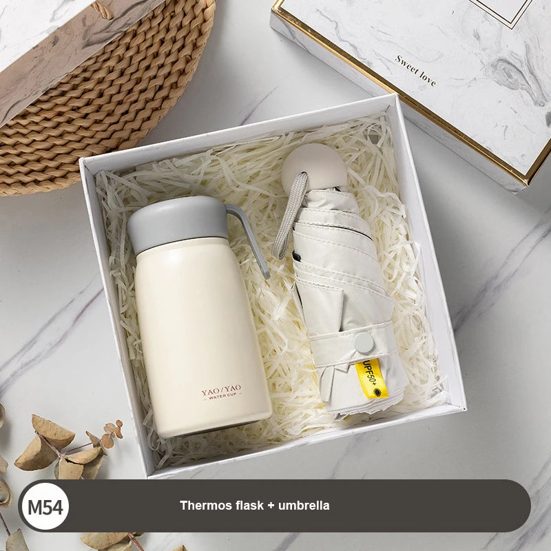 creative cajas set de regalo gift thermos flask umbrella company business activities cajas set de regalo gift sets for women