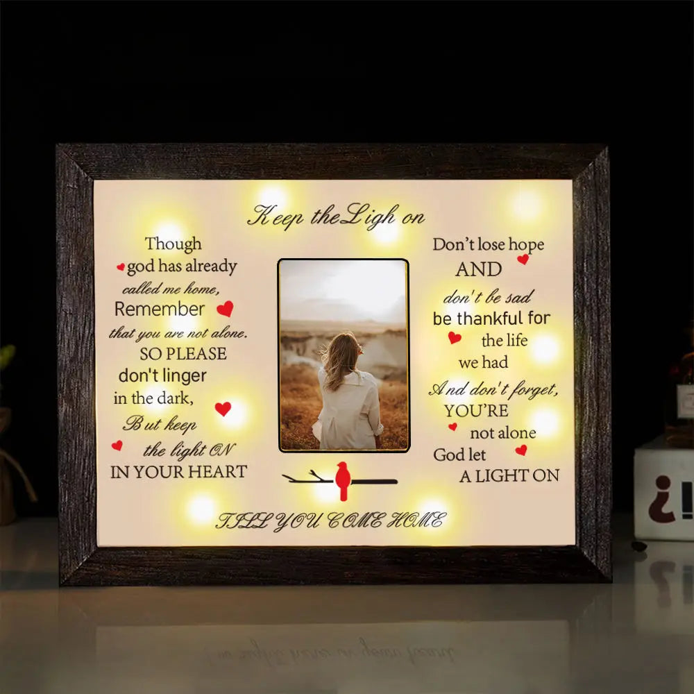 New Design Photo Frame with LED Light Shadow Box for Home Decor and Christmas Decor Frame