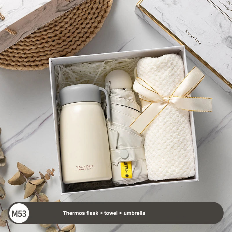 creative cajas set de regalo gift thermos flask umbrella company business activities cajas set de regalo gift sets for women