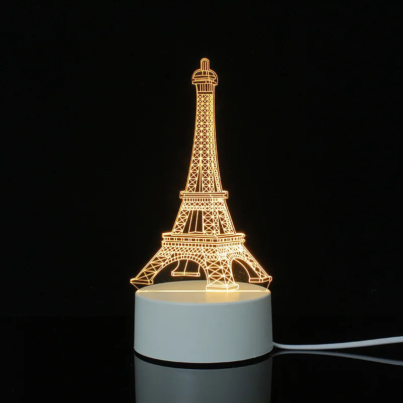 3d Illusion Lamp Led Custom Room Decorative Children Usb Battery Acrylic 3d Led Night Light Table Lamp 3d Lights For Kids Gift