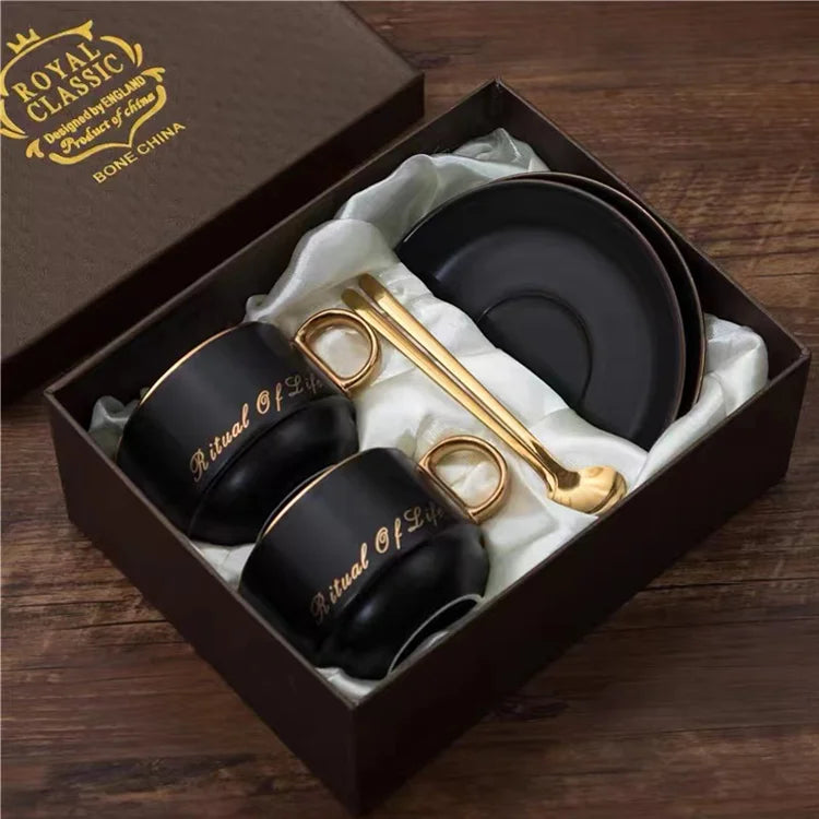 Custom logo coffee /tea mug gift box luxury Mug set gift box packaging