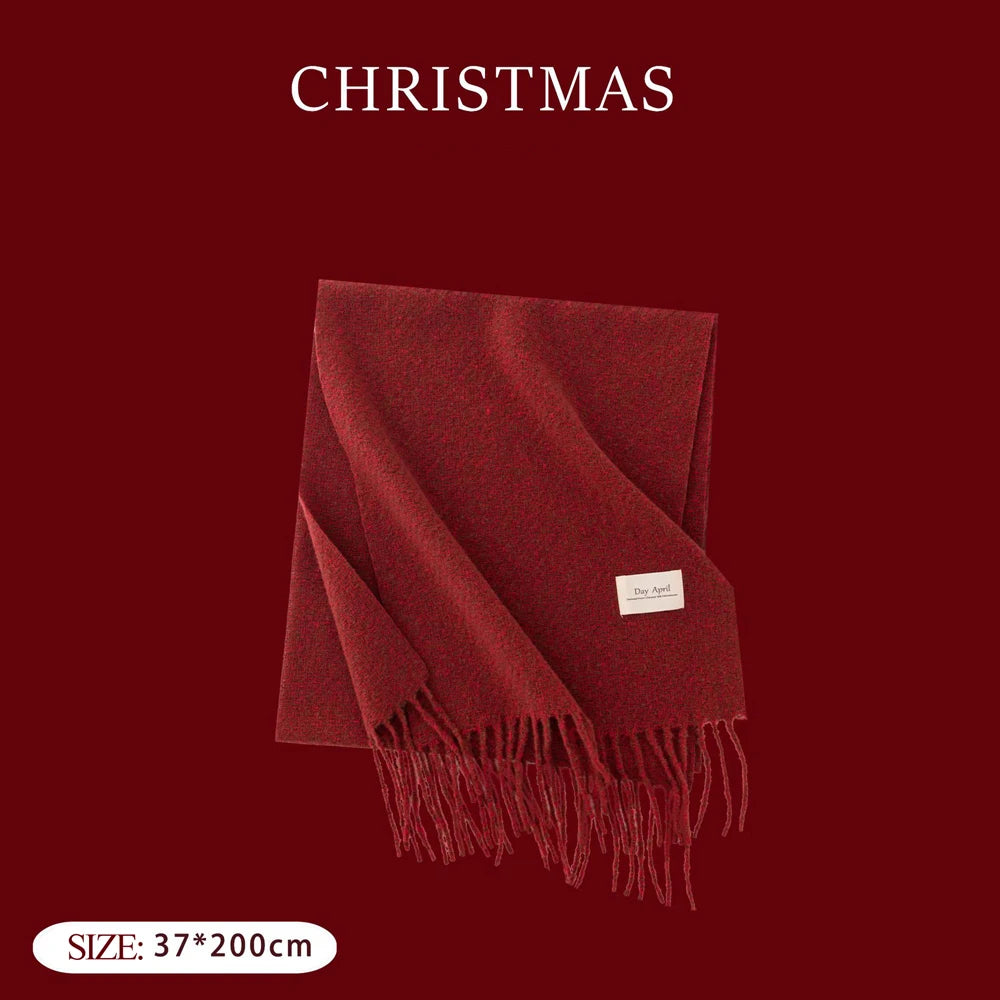 Custom Check Scarves Tassel Long Shawls Winter Imitation Cashmere Scarf Other Scarves for Men