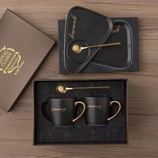 Custom logo coffee /tea mug gift box luxury Mug set gift box packaging