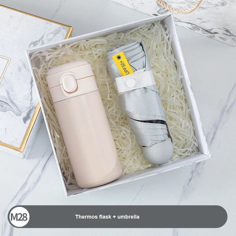 creative cajas set de regalo gift thermos flask umbrella company business activities cajas set de regalo gift sets for women