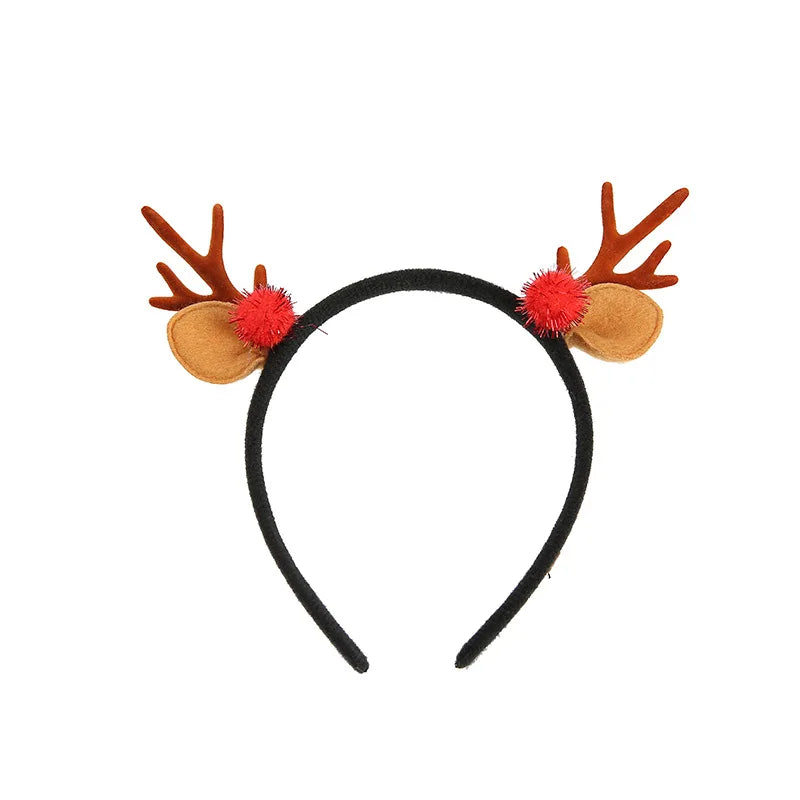 New Christmas Headband Frames Glasses Santa Claus Glasses For Halloween Valentine's Day Christmas Party Decorations