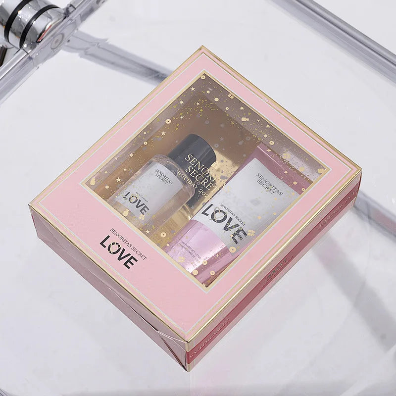 Christmas perfume moisturizing spray genuine wholesale durable fragrance body milk New Year set