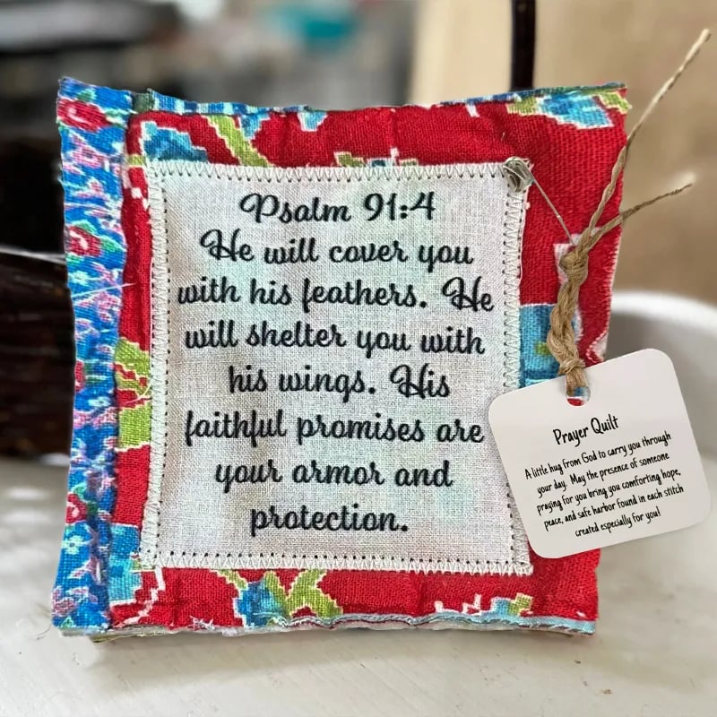 🔥Last Day 75% OFF🔥 - ✝️ Prayer Quilt with cross inside