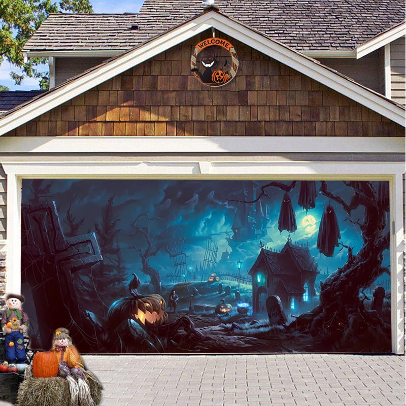 🔥💖Halloween 2024 Garage Door Decoration