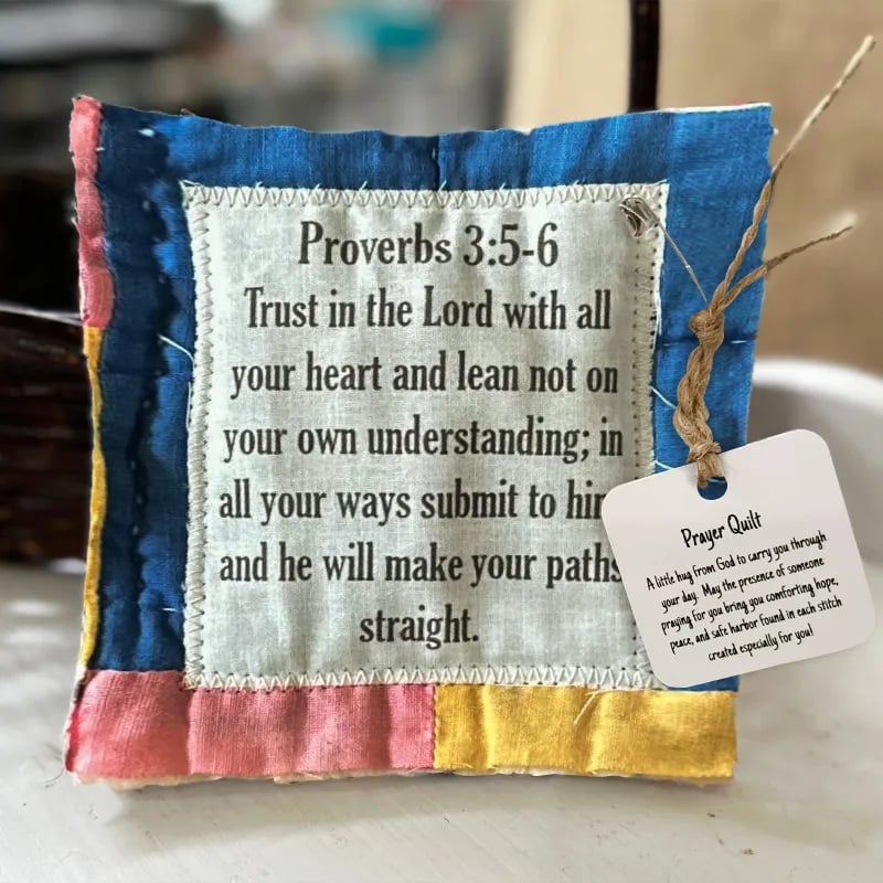 🔥Last Day 75% OFF🔥 - ✝️ Prayer Quilt with cross inside