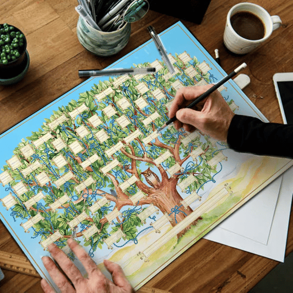 🔥Last Day 70% OFF -Family Tree Chart Diy Gift