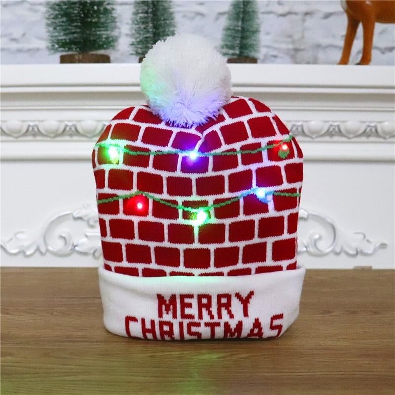 🎁2023 Early Christmas Sale 49% OFF- Christmas LED Light Knitted Beanies