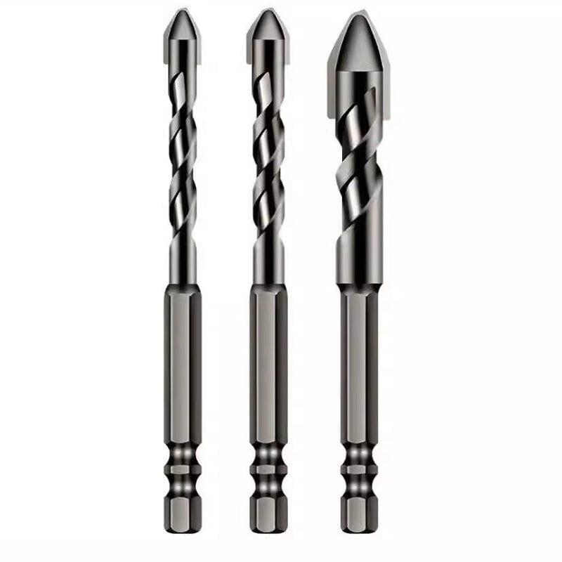 High-strength eccentric twist drill bit