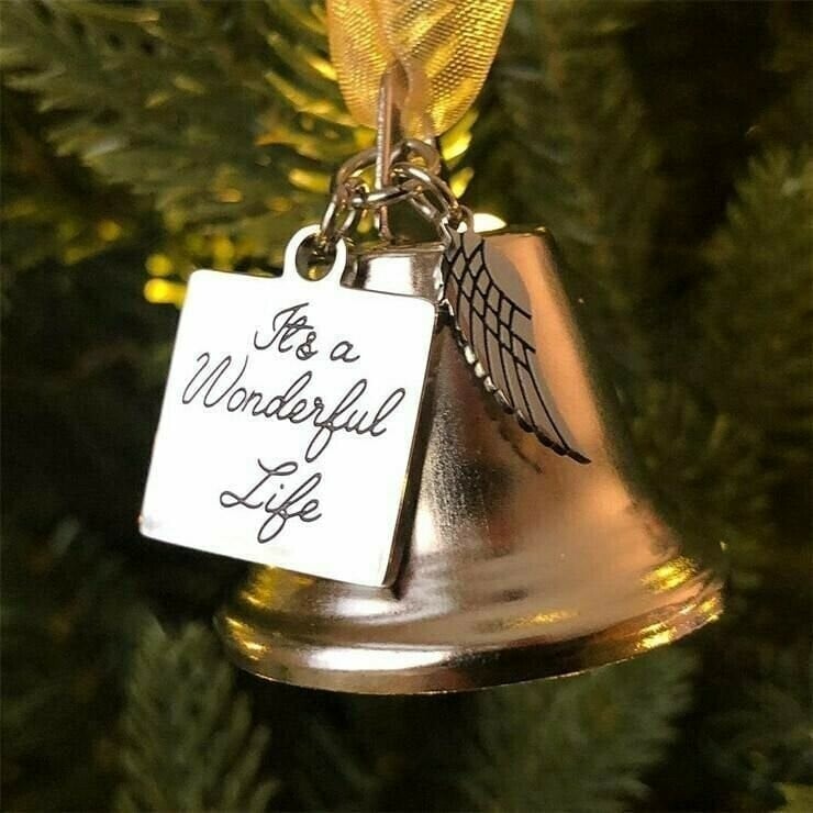 🔥LAST DAY 49% OFF - Memorial Ornaments Angel Wings Bell